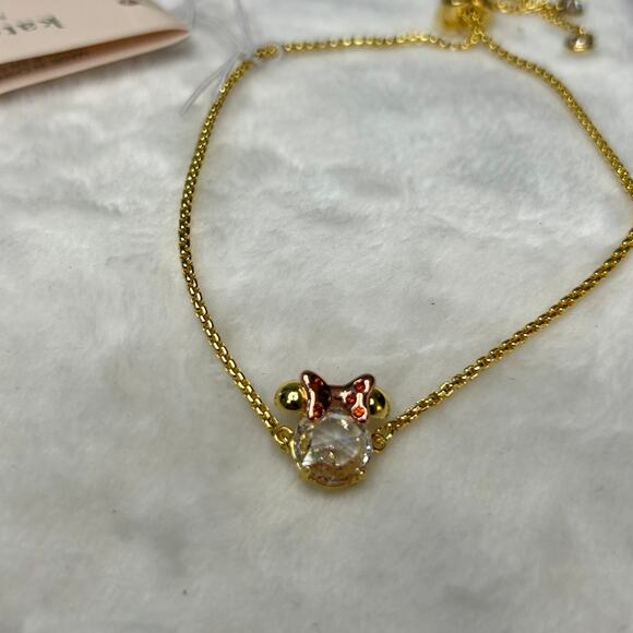 Disney X Kate Spade New York Minnie Mouse Pavé Slider Bracelet - Picture 2 of 5